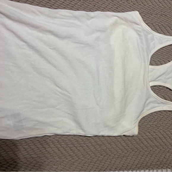 GAP Cream Racerback Tank Top - Picture 2 of 3
